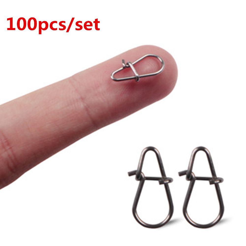 Set 100 Vòng Thép Không Gỉ Chia Dây Câu Cá Chất Lượng Cao