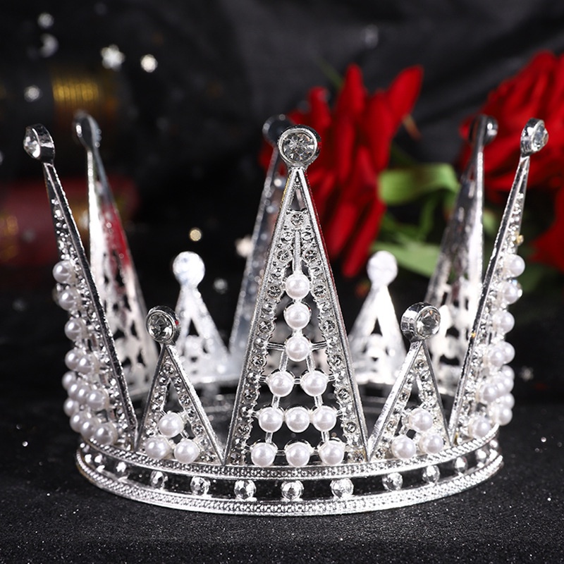 Vương miện cô dâu tam giác cao cấp đội đầu, phụ kiện tóc, phụ kiện chụp ảnh nail đẹp