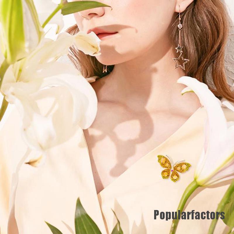 Ghim Cài Áo Hình Bướm Sang Trọng