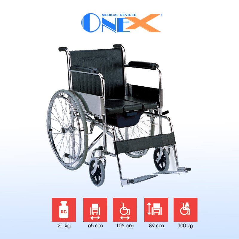 Xe lăn tay người già có bô OneX