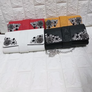Túi Đeo Chéo Đính Hoa Thời Trang