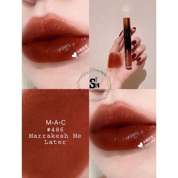 Son Mac kem Love Me Liquid Lipstick Marrakesh Mere, Coffee Cigs