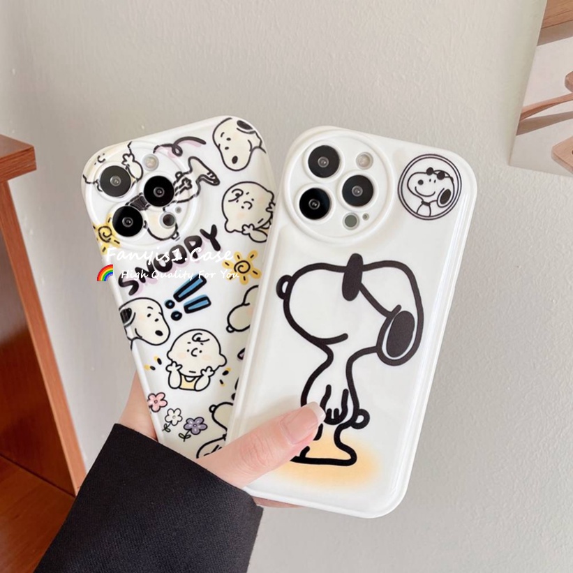 Ốp Điện Thoại Mềm In Hình Snoopy Cho Samsung A14 A13 A12 A04E A03S A53 A73 A23 A33 A51 A71 A52 A50 A22 A32 A31 A21S A72 A11 A02 A10