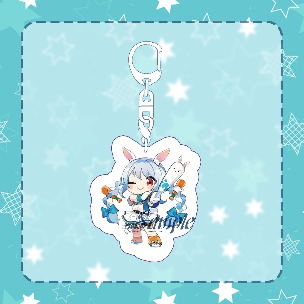 ( BÓNG CHÀY ) Móc khóa HOLOLIVE anime chibi Vtuber mica trong acrylic xinh xắn