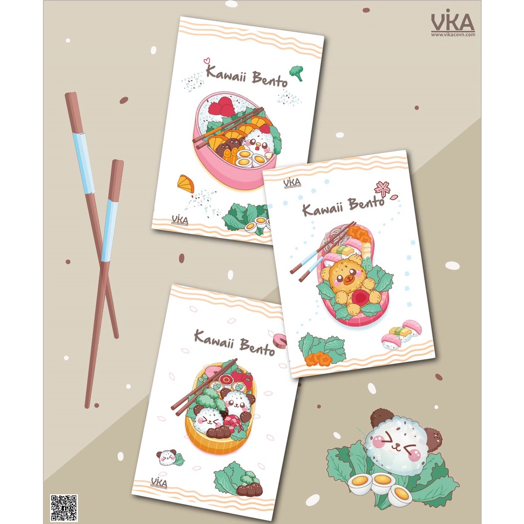 Tập Sinh Viên Vika: Bento 200 Trang