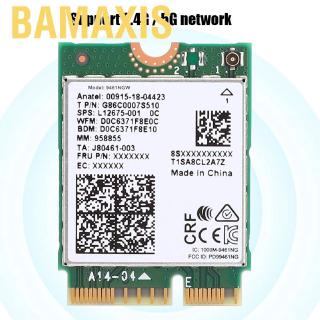 Bamaxis ASHATA WIFI network card wireless for Intel 9461NGW M.2 interface 433 Mbit/s support Bluetooth