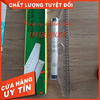 Thước vẽ kỹ thuật, thước lăn, rolling ruller 30cm