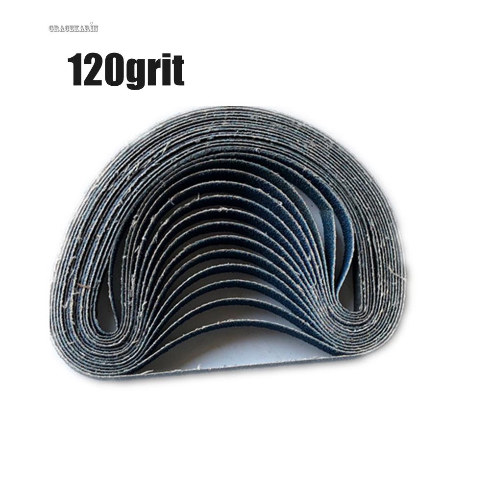 Sanding Belts Blue Sander Polishing Supplies Zirconium corundum File 40/60/80/120 Grit Woodworking Metal Workshop