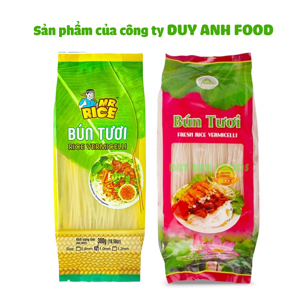 Bún tươi cao cấp siêu ngon -Bún tươi thượng hạng Mr.Rice - Bún tươi dạng khô Duy Anh