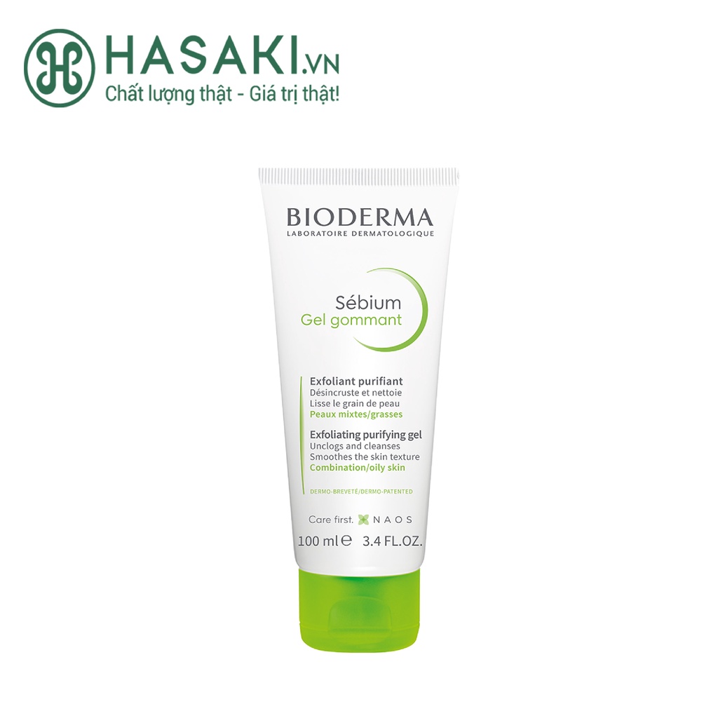 Tẩy Tế Bào Chết Cho Da Dầu Và Hỗn Hợp Bioderma Sebium Gel Gommant 100ml