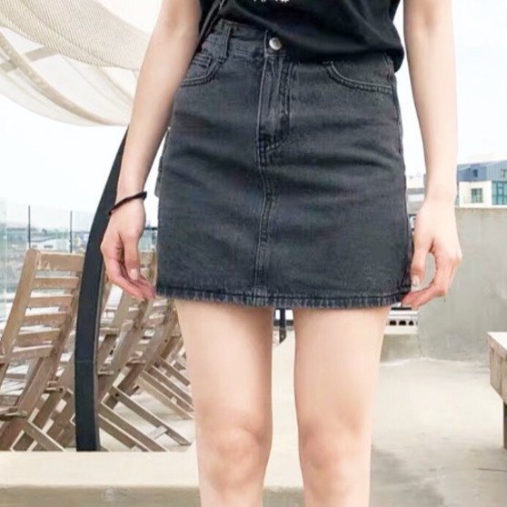 [Size 32-36] Quần Váy Bigsize Đen/ Xám Trơn Dài 46cm - Lưng Cao, Siêu Co Giãn | BigBuy360 - bigbuy360.vn