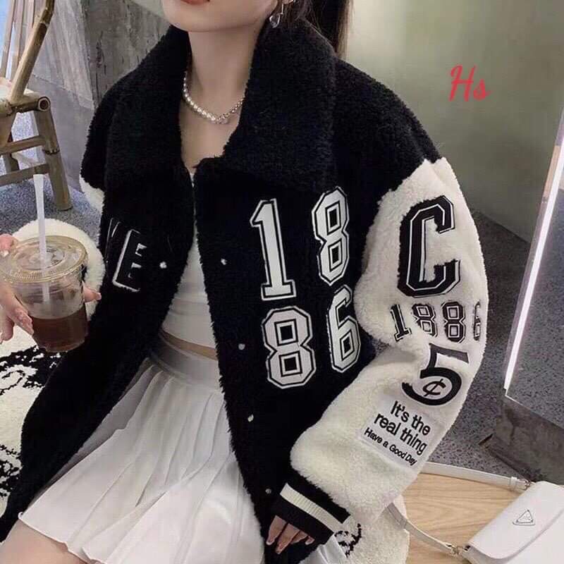 Áo lông thêu 1886 HSU1