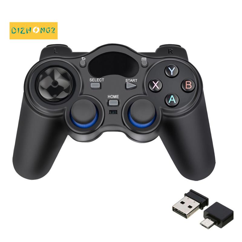 Tay cầm chơi game không dây OTG 2.4G cho PS3 Android TV Box Raspberry Pi4 Retropie