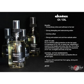 DẦU BÓNG DƯỠNG TÓC DAVINES ABSOLUTION BEAUTIFYING POTION OIL 135ML