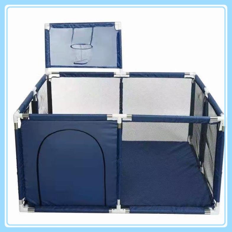 Quây cũi kiêm nhà bóng, quây cũi vải khung ninox