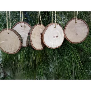 Lát gỗ treo trang trí giáng sinh ,làm quà tặng