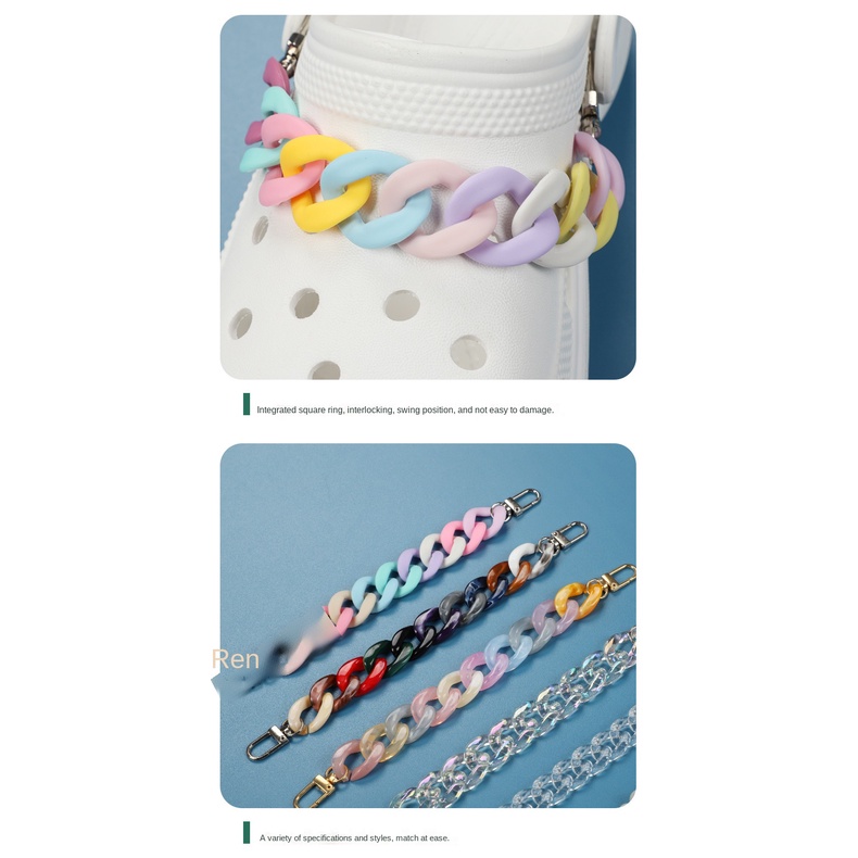 1 pcs Phụ Kiện Trang Trí Dây Chuỗi Ngọc Trai Resin Hình Cá Sấu Thời Trang Cho Giày Thể Thao Tái Sử Dụng Phụ Kiện Trang Trí Giày Nữ