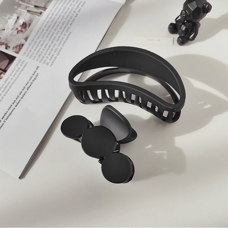 Kẹp tóc màu đen phong cách Hàn Quốc thời trang cho nữ