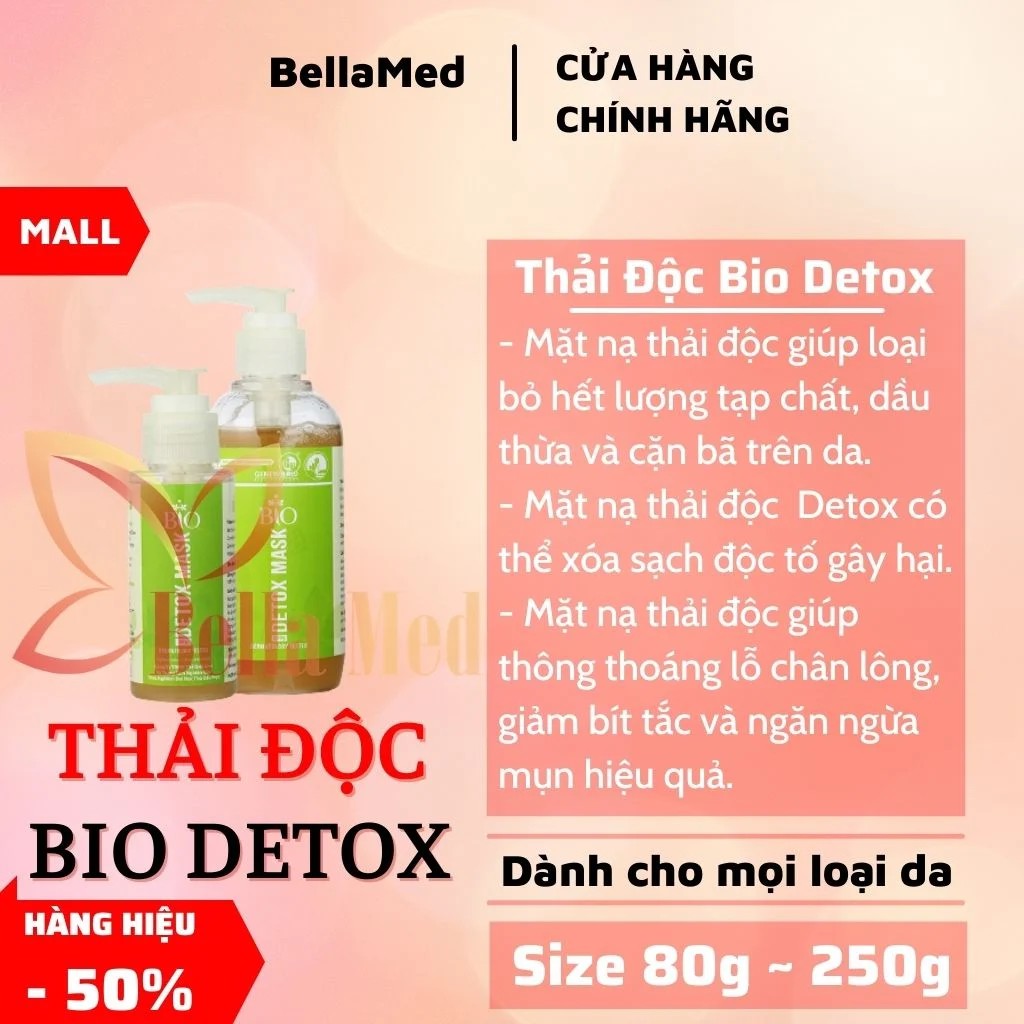 MẶT NẠ THẢI ĐỘC TỐ ORGANIC Bio Detox Mask 80gram / 250gram