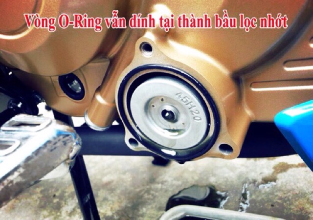 RON NẮP LỌC NHỚT SATRIA/RAIDER/GSX/FX/GD110/Viva Fi (Oring to và nhỏ)