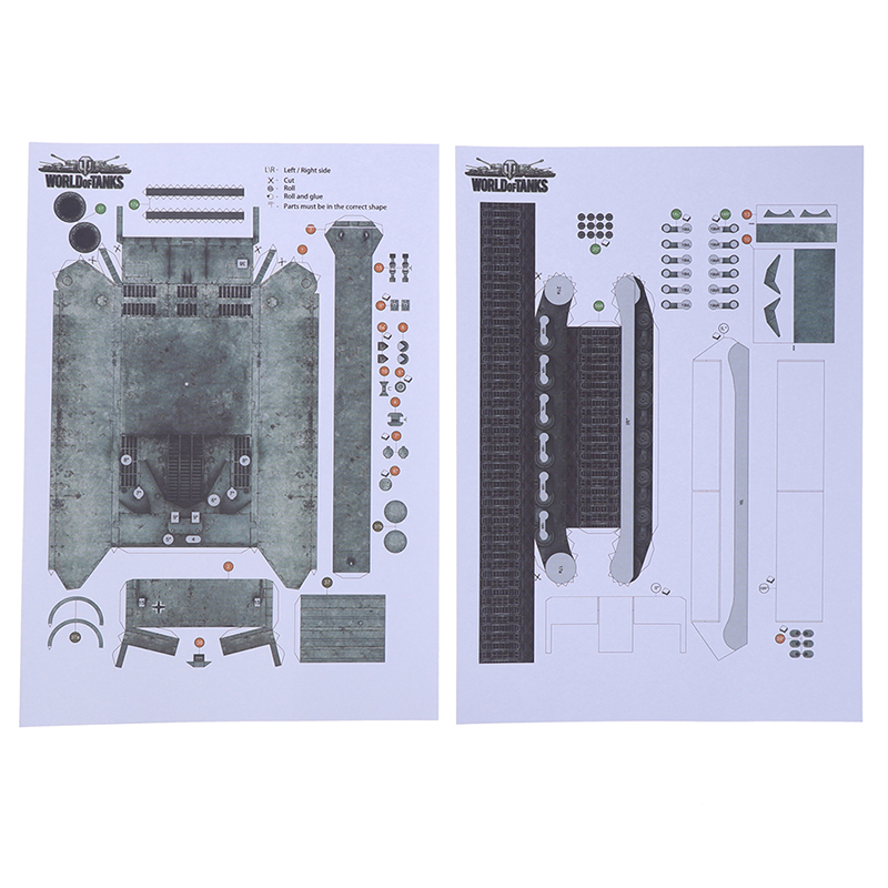 Mô Hình Xe Tăng 3d Bằng Giấy Tỉ Lệ 1: 35