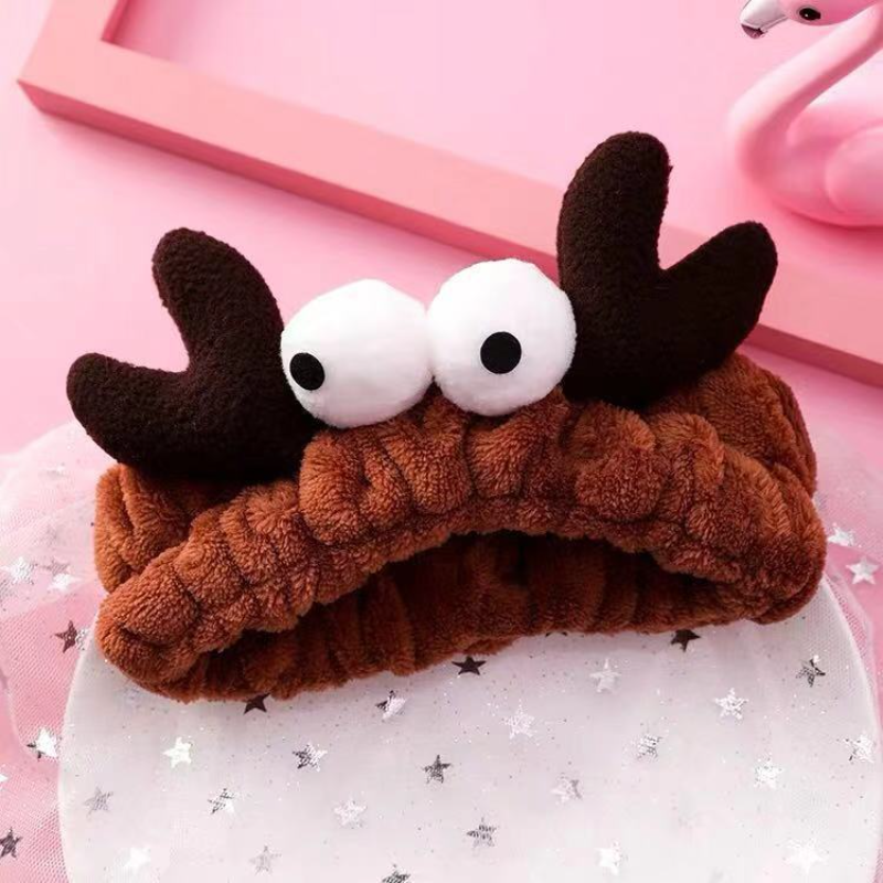 Băng đô cài tóc hình đôi mắt nhỏ đơn giản phong cách Hàn Quốc