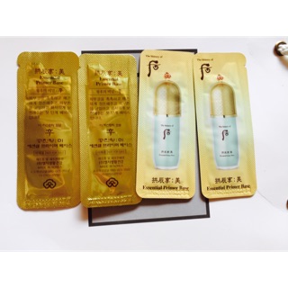 10 gói Kem lót Whoo Mi Essential Primer Base che khuyết điểm mịn màng