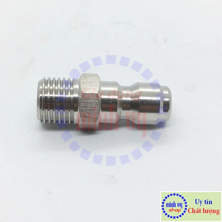 Đầu đực nối nhanh 1/4" - ren ngoài 1/4"