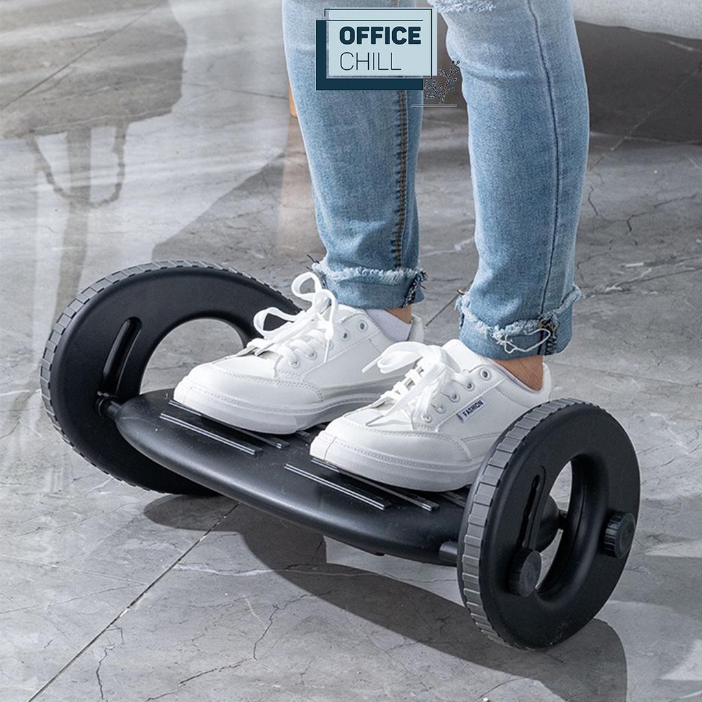 Ghế Kê Chân Bập Bênh Công Thái Học, Gác Chân Làm Việc Học Tập Ergonomic Swings Adjustable Footrest OFFICE CHILL