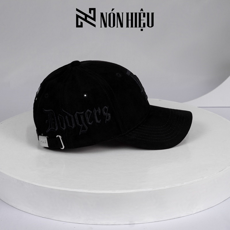 Mũ lưỡi trai cao cấp LA Da lộn Made In Korea Full Tem Mark hãng