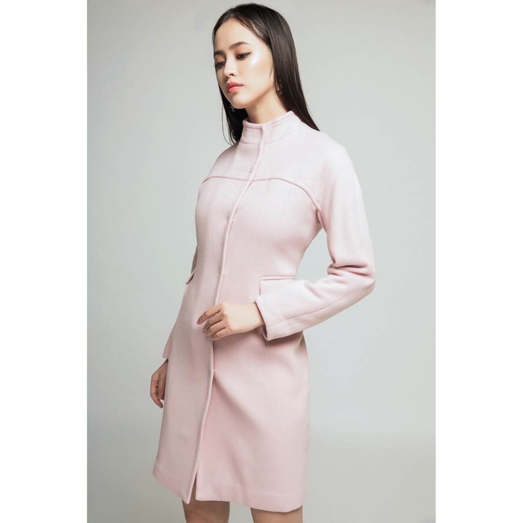 Áo khoác dạ nữ dáng suông IVY moda MS 71M3021