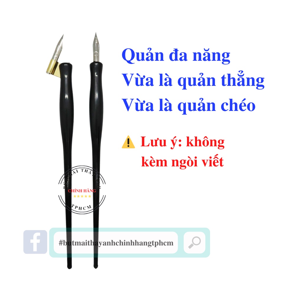 Quản chéo luyện chữ sáng tạo calligraphy không kèm ngòi