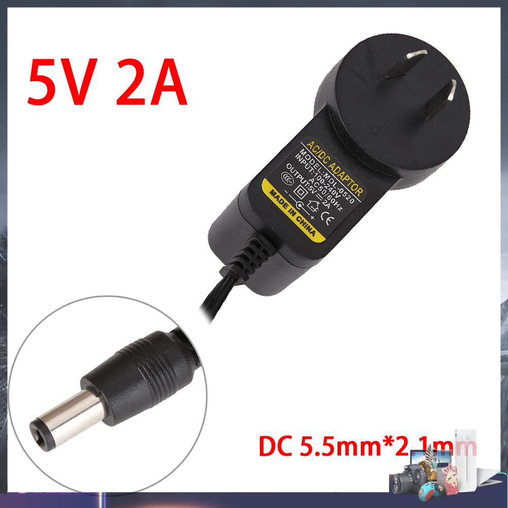 Bộ Chuyển Đổi Nguồn Điện Ac Sang Dc 5.5mmx2.1mm 5.5mmx2.5mm 5v 2a | BigBuy360 - bigbuy360.vn