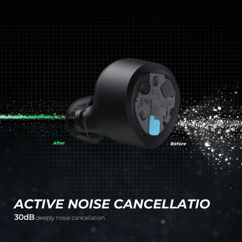 Tai nghe True Wireless Earbuds SoundPEATS T2 Chống ồn ANC, Xuyên âm, Pin 10h, Bluetooth