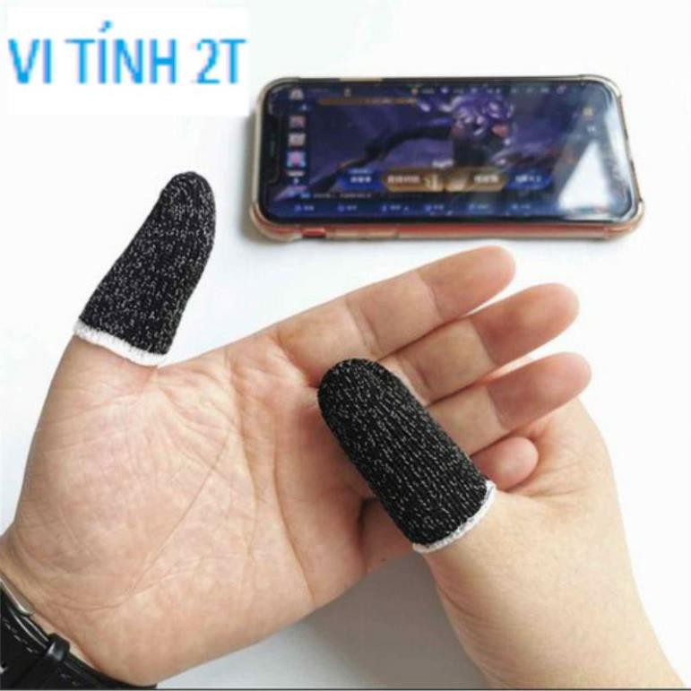 bộ 2 cái Bao tay chơi game, Găng tay chơi FF, PUBG, Liên quân Mobile chuyên nghiệp, chống ra mồ hôi tay, tăng độ nhạy