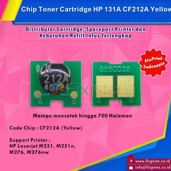 Chip Toner Chuyên Dụng Cho Hp Pro 200 M251N M276 131a Cf212A (700 Trang)