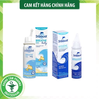 ! Sterimar Nose Hygiene - Dung dịch xịt mũi hằng ngày đẳng trương [sterima, xịt mũi cá heo, nước rửa mũi) ! !