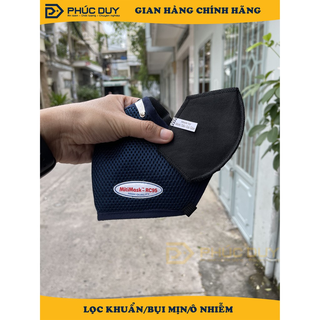 Khẩu trang MITIMASK than hoạt tính đeo gáy RC 95 CHÍNH HÃNG