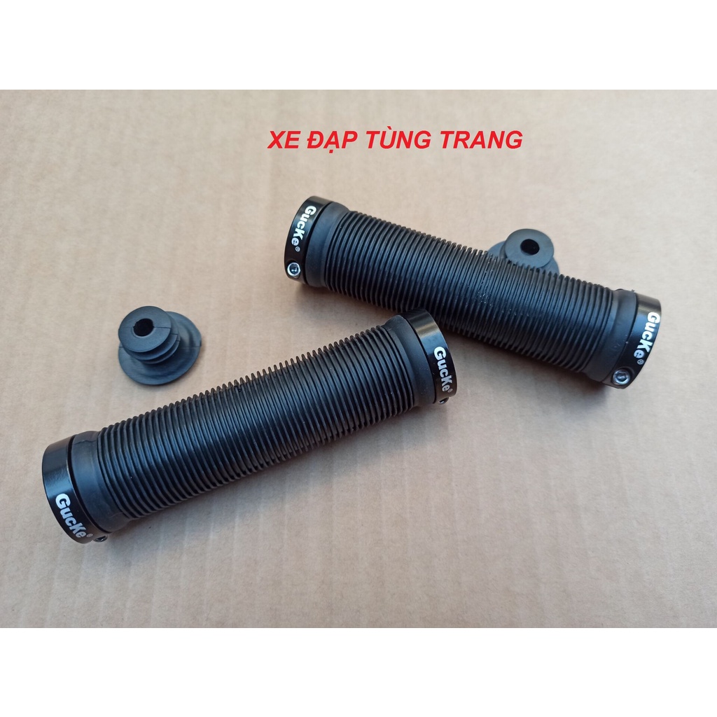 Tay nắm cao su Gucke xe đạp giảm chấn