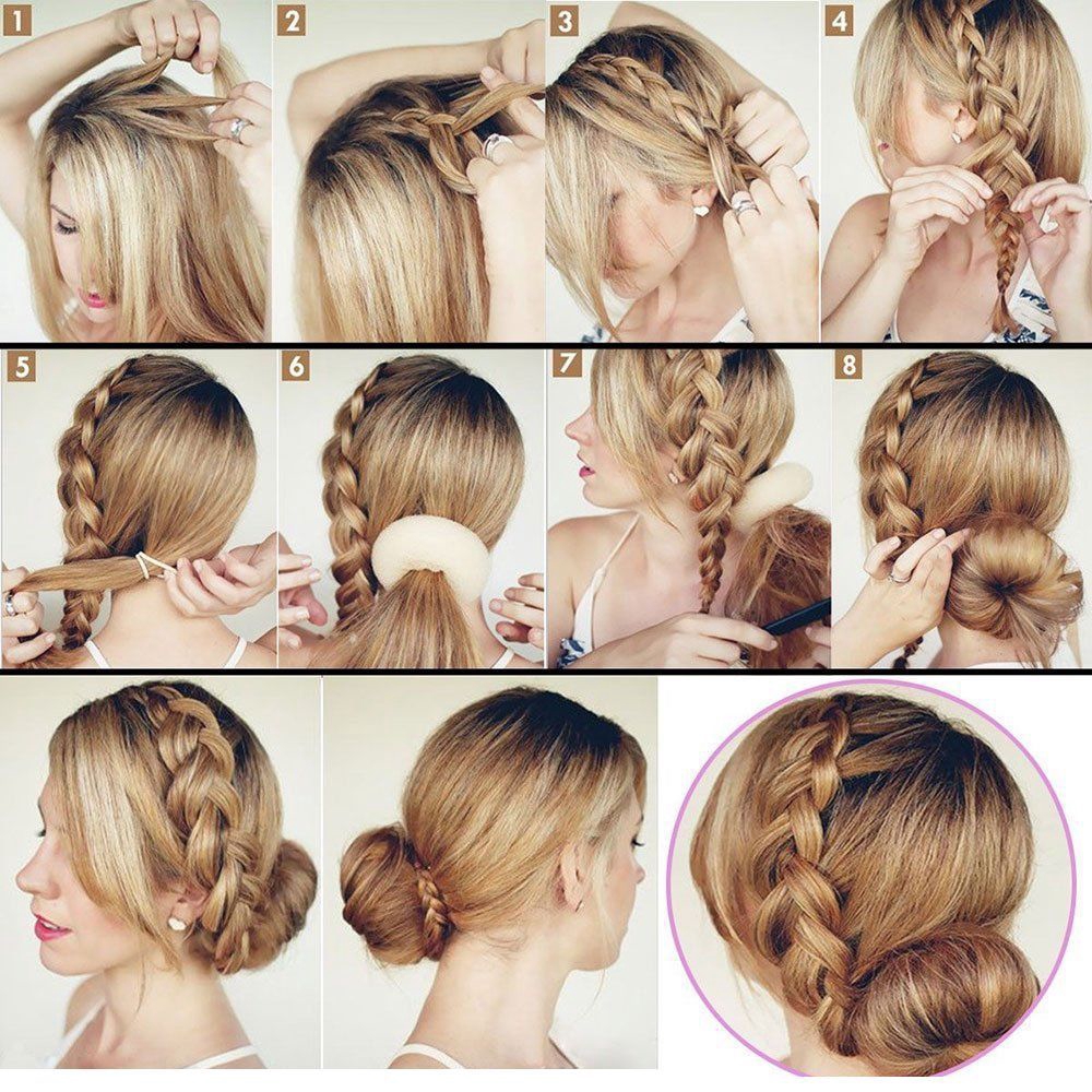 Set 3 đồ cột búi tóc co giãn dễ thương cho nữ