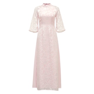 Traditional Cheongsam Dress With Buttons 2021