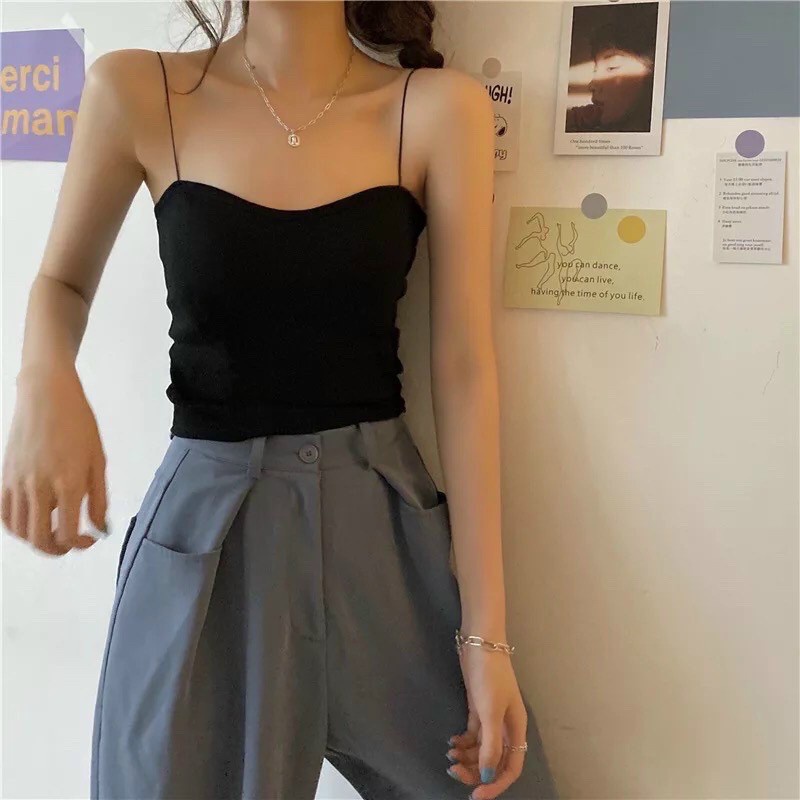 Bra Quây Dáng Dài Cotton Mềm Mịn Dây Mảnh 1862