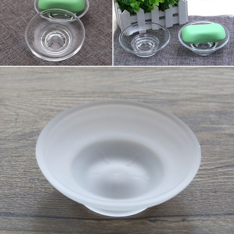 Đĩa Đựng Xà Phòng Bằng Thủy Tinh Trong Suốt Sáng Tạo Trang Trí Nhà Cửa / Khách Sạn / Nhà Bếp /