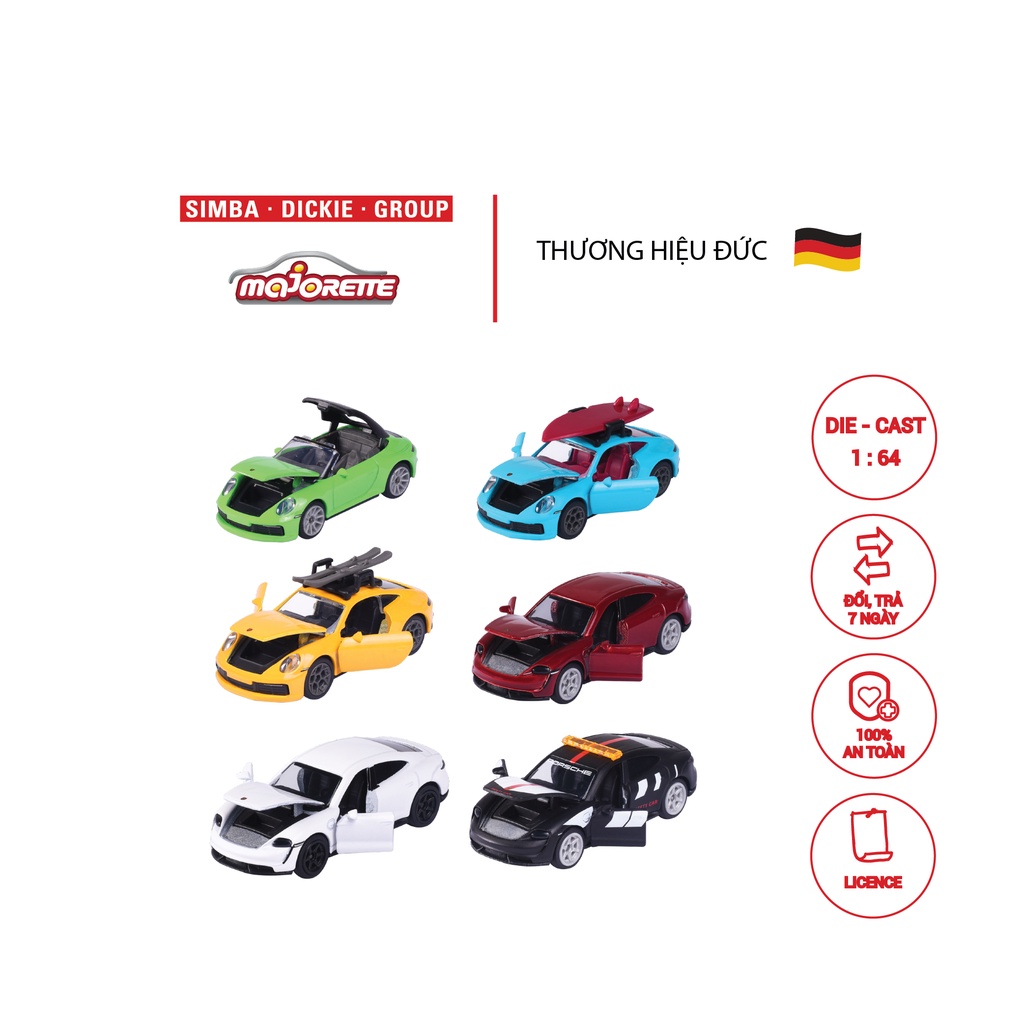 Xe Mô Hình MAJORETTE Porsche Deluxe Cars 212053153 - Simba Toys Vietnam - Giao Ngẫu Nhiên