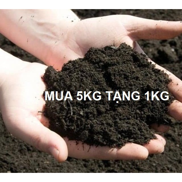 1Kg Đất Sạch Trồng Cây Siêu Dinh Dưỡng - MUA 5KG TẶNG 1KG