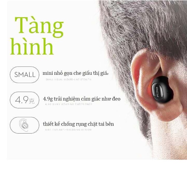 Tai nghe bluetooth QCY Q26 tàng hình