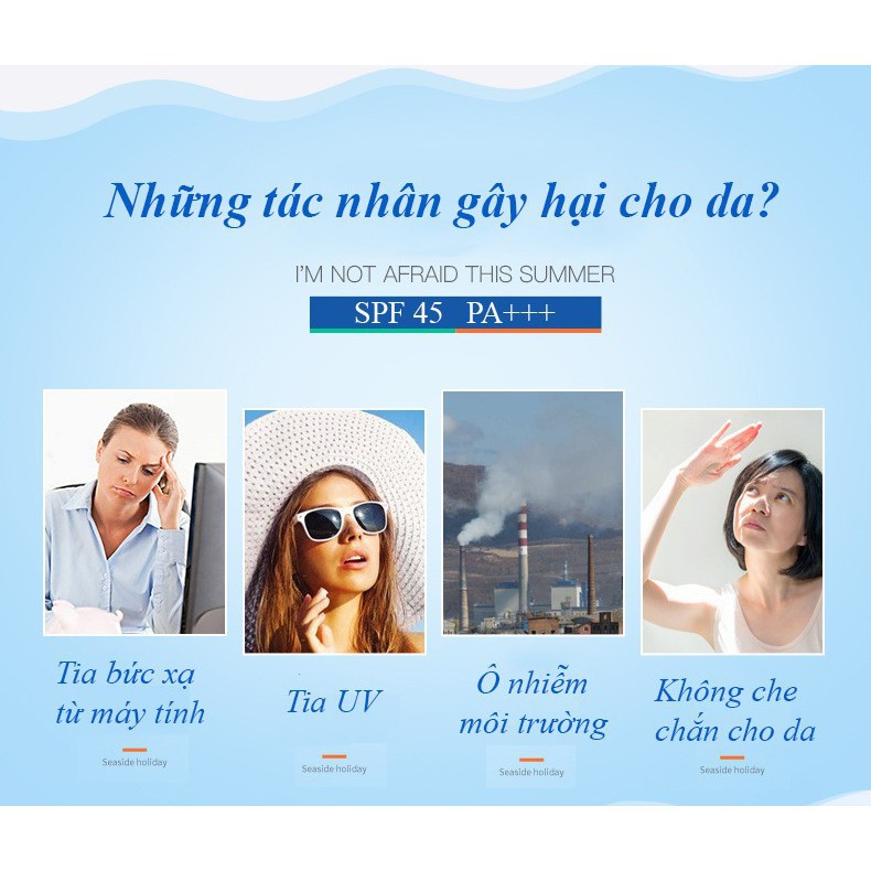 Kem chống nắng bảo vệ da SPF45 PA+++ 80g kem chống nắng mặt và toàn thân mùa hè Zento | BigBuy360 - bigbuy360.vn