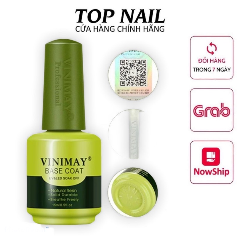 Base coat,liên kết Sơn gel móng tay Vinimay chính hãng