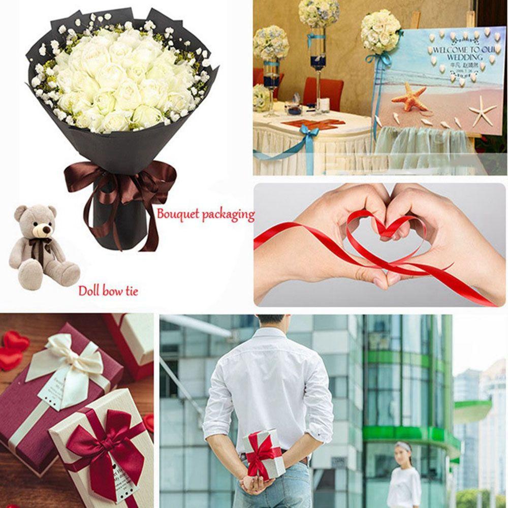 Cuộn Dây Ruy Băng Satin 25Yards Dùng Gói Quà Giáng Sinh