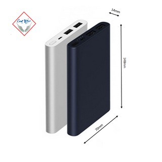 Pin sạc dự phòng xiaomi plm09zm 10000mah 2 cổng sạc